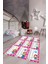 Çarpım Tablosu Temalı Yıkanabilir Eğitici Çocuk Odası Oyun Halısı, Çocuk-45-Pembe, 5
