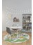Dijital Kaymaz Yıkanabilir Sevimli Ayıcık Desen Yuvarlak Çocuk Odası Halısı, Y-Çocuk-34-Yeşil, 3