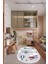 Dijital Baskılı Kaymaz Yıkanabilir Bulut Uçak Desenli Oval Çocuk Odası Halısı, O-Çocuk-23-Gri, 5