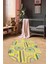 Dijital Baskılı Kaymaz Taban Yıkanabilir Renkli Oval Çocuk Odası Halısı, O-Çocuk-26-Sarı, 5