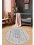 Sek Sek Desen Ingilizce Öğretici Eğitici Oval Çocuk Odası Oyun Halısı, O-Çocuk-36-Gri, 4