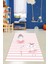 Dijital Baskılı Kaymaz Yıkanabilir Balerin Kız Desenli Çocuk Odası Halısı, Çocuk-09-Pembe, 2