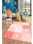 Dijital Baskılı Kaymaz Yıkanabilir Yıldız Kalp Desenli Çocuk Odası Halısı, Çocuk-10-Pembe, 4