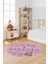Dijital Kaymaz Yıkanabilir Çarpım Tablosu Desenli Yuvarlak Çocuk Odası Halısı, Y-Çocuk-05-Pembe, 4