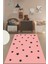 Dijital Baskılı Kaymaz Yıkanabilir Yıldız Desen Çocuk Odası Oyun Halısı, Çocuk-32-Pembe, 3