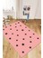 Dijital Baskılı Kaymaz Yıkanabilir Yıldız Desen Çocuk Odası Oyun Halısı, Çocuk-32-Pembe, 4