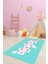 Unicornlu Sek Sek Desen Yıkanabilir Eğlenceli Çocuk Odası Oyun Halısı, Çocuk-37-Turkuaz, 5