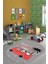 Dijital Baskılı Kaymaz Yıkanabilir Otobüs Safari Desen Oval Çocuk Odası Halısı, O-Çocuk-01-Kırmızı, 5