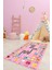 Ingilizce Harf ve Hayvan Temalı Eğitici Çocuk Odası Oyun Halısı, Çocuk-44-Pembe, 4