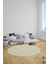 Dijital Baskılı Kaymaz Yıkanabilir Bulut Desenli Yuvarlak Çocuk Odası Halısı, Y-Çocuk-08-Sarı, 2