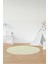 Dijital Baskılı Kaymaz Yıkanabilir Bulut Desenli Yuvarlak Çocuk Odası Halısı, Y-Çocuk-08-Sarı, 3