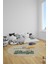 Dijital Kaymaz Yıkanabilir Otobüs Safari Desenli Yuvarlak Çocuk Odası Halısı, Y-Çocuk-01-Yeşil, 2