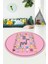 Ingilizce Harf Ve Hayvan Temalı Eğitici Yuvarlak Çocuk Odası Oyun Halısı, Y-Çocuk-44-Pembe, 1