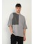 R-5765 Paraşüt Garni Detaylı Oversize Süprem T-Shirt 1