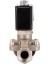 220 V Ac Paslanmaz Kompresör Yüksek Basınç Solenoid Valf Normalde Kapalı 3/8" (0,5-40 BAR) 2
