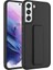 Galaxy Uyumlu S22 Plus Kılıf Qstand Kapak - Siyah 1