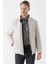 Taş Rengi Hakim Yaka Astarlı Slim Fit Dar Kesim Casual Mont 1007235156 3