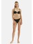 Ortası Halkalı Kaplı Straplez Bikini Takım Siyah 2040ESBK 1