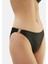 Ortası Halkalı Kaplı Straplez Bikini Takım Siyah 2040ESBK 5
