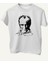 %100 Pamuk Standart Kesim Sıfır Yaka Kısa Kollu Siyah Atatürk Baskılı Beyaz 23 Nisan Çocuk T-Shirt 1