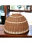 Doğal Rattan El Yapımı Yemek Koruyucu Gıda Koruma Dekoratif Büyük Boy 40CM Ocean Point 1