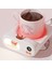 Güzel Pet Bardak Isıtıcı Plaka Çay Süt Masası Isıtma Coaster LED Ekran Gece Lambası Ingiltere Tak B (Yurt Dışından) 3