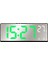 Ses Kontrolü Ayna Çalar Saat Dijital Sıcaklık Çift Alarm Erteleme Masaüstü Masa Saati Gece Modu 12/24H (Yeşil) (Yurt Dışından) 5