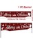 Noel Dışarıdaki Banner Flag Mutlu Noel Dekorasyonu Ev 2023 Xmas Ornament Navidad Natal Noel Gift Mutlu Yeni Yıl 2024 (Yurt Dışından) 1