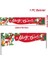 Noel Dışarıdaki Banner Flag Mutlu Noel Dekorasyonu Ev 2023 Xmas Ornament Navidad Natal Noel Gift Mutlu Yeni Yıl 2024 (Yurt Dışından) 1