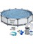 Bestway 56416 Steel Pro Max Frame Prefabrik Aile Havuzu 366X76CM Filtreli Set 1