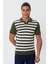 Klasik Kalıp Çizgili Polo Yaka Triko T-Shirt-TY1071TY241 3