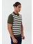 Klasik Kalıp Çizgili Polo Yaka Triko T-Shirt-TY1071TY241 4