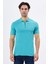 Regular Fit Fermuarlı Polo Yaka %100 Pamuk Kısa Kollu Basic Penye T-Shirt-PE3604TY22 5