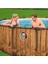Bestway 56977 Prefabrik Aile Havuzu Rattan Desen 549X122CM Merdiven Örtü Filtre Set 3
