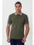 Regular Fit Polo Yaka Düğme Detaylı Erkek T-Shirt-PL3581TY241 1