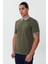 Regular Fit Polo Yaka Düğme Detaylı Erkek T-Shirt-PL3581TY241 3