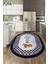 Dijital Baskılı Kaymaz Taban Yıkanabilir Kitchen Yazılı Oval Mutfak Halısı, O-Mutfak-48-Lacivert, 3