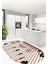 Mutfak Araçları Desenli Yıkanabilir Kaymaz Oval Mutfak Halısı, O-Mutfak-32-Renkli, 2