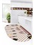 Mutfak Araçları Desenli Yıkanabilir Kaymaz Oval Mutfak Halısı, O-Mutfak-32-Renkli, 3