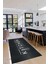 Dijital Baskılı Yıkanabilir Kaymaz Kitchen Yazılı Modern Mutfak Halısı, Mutfak-04-Antrasit, 3