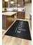 Dijital Baskılı Yıkanabilir Kaymaz Kitchen Yazılı Modern Mutfak Halısı, Mutfak-04-Antrasit, 4