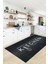 Dijital Baskılı Yıkanabilir Kaymaz Kitchen Yazılı Modern Mutfak Halısı, Mutfak-04-Antrasit, 5