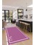 Dijital Baskılı Kaymaz Yıkanabilir Sade Çerçeveli Mutfak Halısı, Mutfak-06-Mor, 3