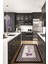 Dijital Baskılı Kaymaz Taban Yıkanabilir Kitchen Yazılı Mutfak Halısı, Mutfak-48-Mor, 3