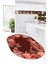Dijital Baskılı Kaymaz Taban Renkli Fincan Motifli Oval Mutfak Halısı, O-Mutfak-25-Bordo, 4