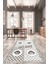 Lets Cook Yazılı Yıkanabilir Kaymaz Taban Modern Mutfak Halısı, Mutfak-36-Gri, 1