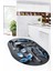 3D Dijital Baskılı Kaymaz Taban Baharat Temalı Oval Mutfak Halısı, O-Mutfak-27-Mavi, 4