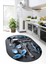 3D Dijital Baskılı Kaymaz Taban Baharat Temalı Oval Mutfak Halısı, O-Mutfak-27-Mavi, 5