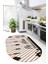 Mutfak Araçları Desenli Yıkanabilir Kaymaz Oval Mutfak Halısı, O-Mutfak-32-Siyah-Gri, 4