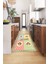 Lets Cook Yazılı Yıkanabilir Kaymaz Taban Modern Mutfak Halısı, Mutfak-36-Krem, 2